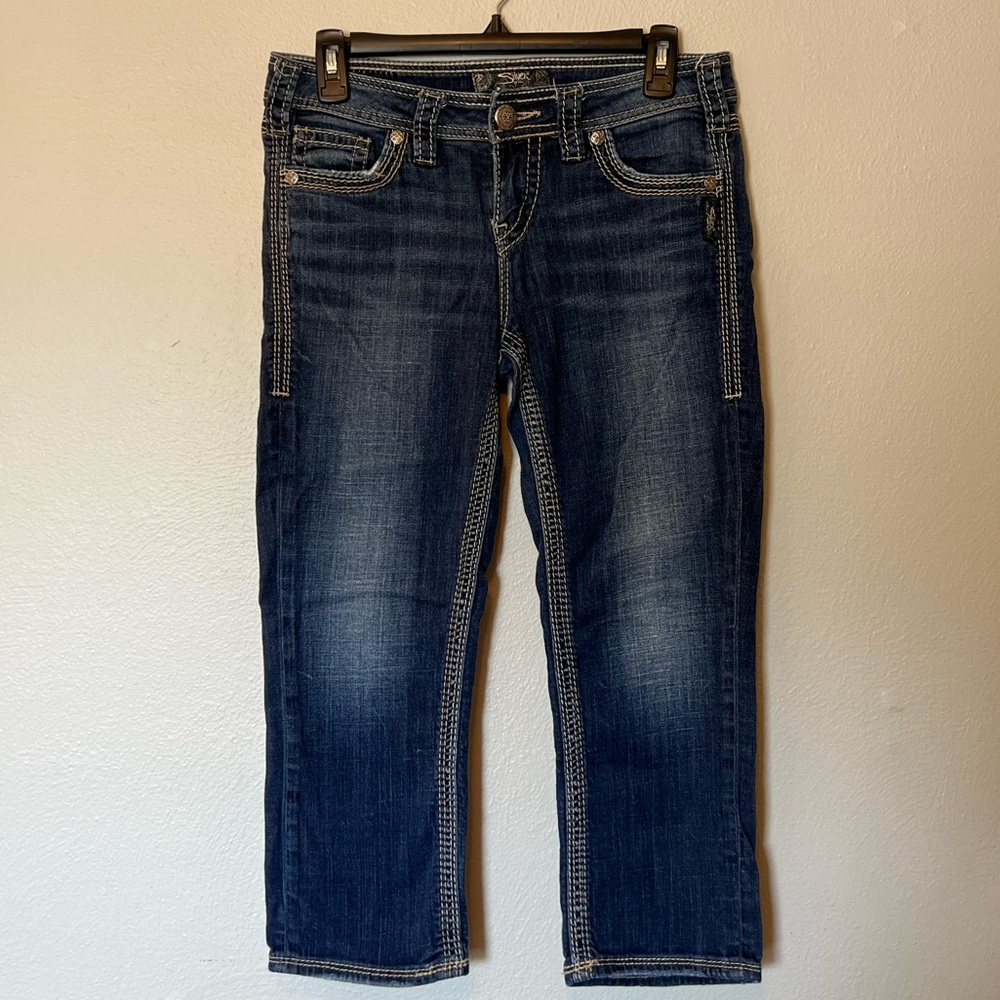 Silver Jeans Co. Aiko Denim Capri Pants